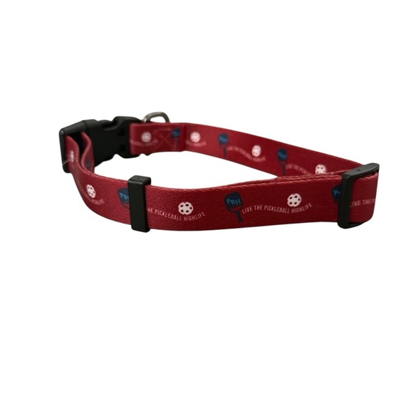 NWT Large Red Pickleball Dog Collar - Picture 1 of 4